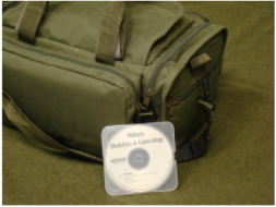 Military OB/GYN CD next to Go-Bag