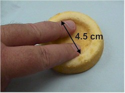 Use fingers to determine cervical dilatation