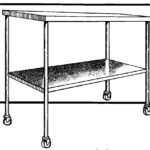 Figure 1-9. Large instrument table (back table).