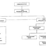 Figure 2-1. Line of authority for the OR personnel in a typical US Army hospital.