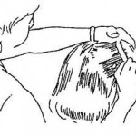 Figure 1-14. Care of patient's hair.