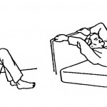 Figure 2-8. Moving a patient up in bed.