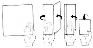 Figure 1-4. Mitten washcloth.