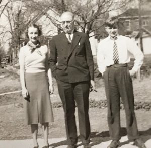 Elaine, Doctor, and Thomas Cartmell, 1936