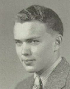 James Brewer, 1942, High School Yearbook photo