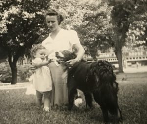 Karen and Elaine, August, 1943