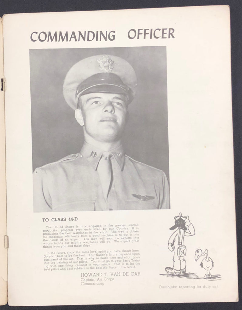 Lazy 8 Class 44-D - Page 3 Commanding Officer