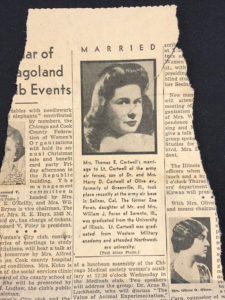 Wedding Announcement, Chicago Tribune