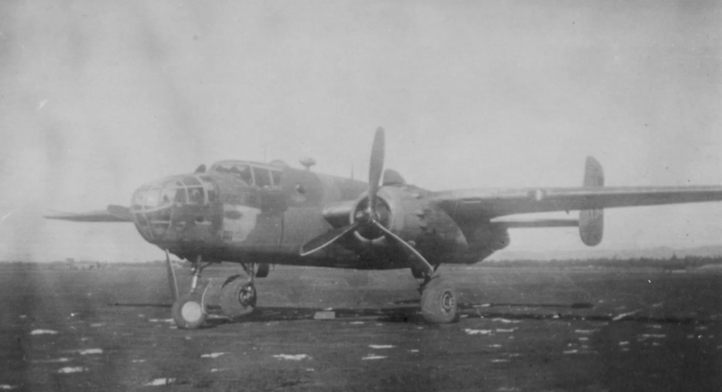 B-25 attached to the 417th NFS in Corsica