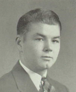 Bill Buckmiller in 1942, Greenville High School Yearbook
