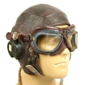 British Leather Flying Helmet Type C with Mk VIII Goggles.