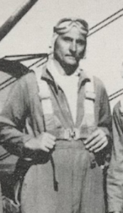 John B. Harbin, Tom's first flight instructor, known as the roughest instructor at Thunderbird II Field