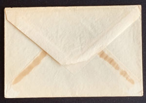 March 15, 1945, Rear Envelope