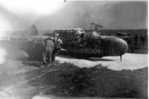 P-61 Takeoff accident on April 9, 1945, St. Dizier Airfield.