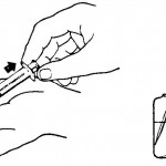 Figure 1-11. Withdrawing medication.