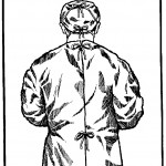 Figure 1-3. Scrub attire (back view).