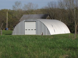 All Steel Quonset Hut Style Building