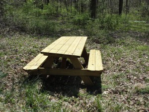 The uneven picnic table