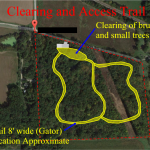 The New Plan with Clearing and Access Trail
