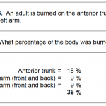 Figure 3-8. Calculating percentage of burn, example 3.