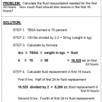 Figure 3-11. Calculating fluid replacement, example 2.