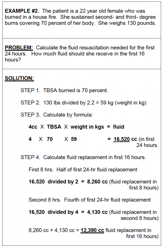 3-21. Calculate Fluid Amount - Wound Care