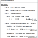 Figure 3-12. Calculating fluid replacement, example 3.